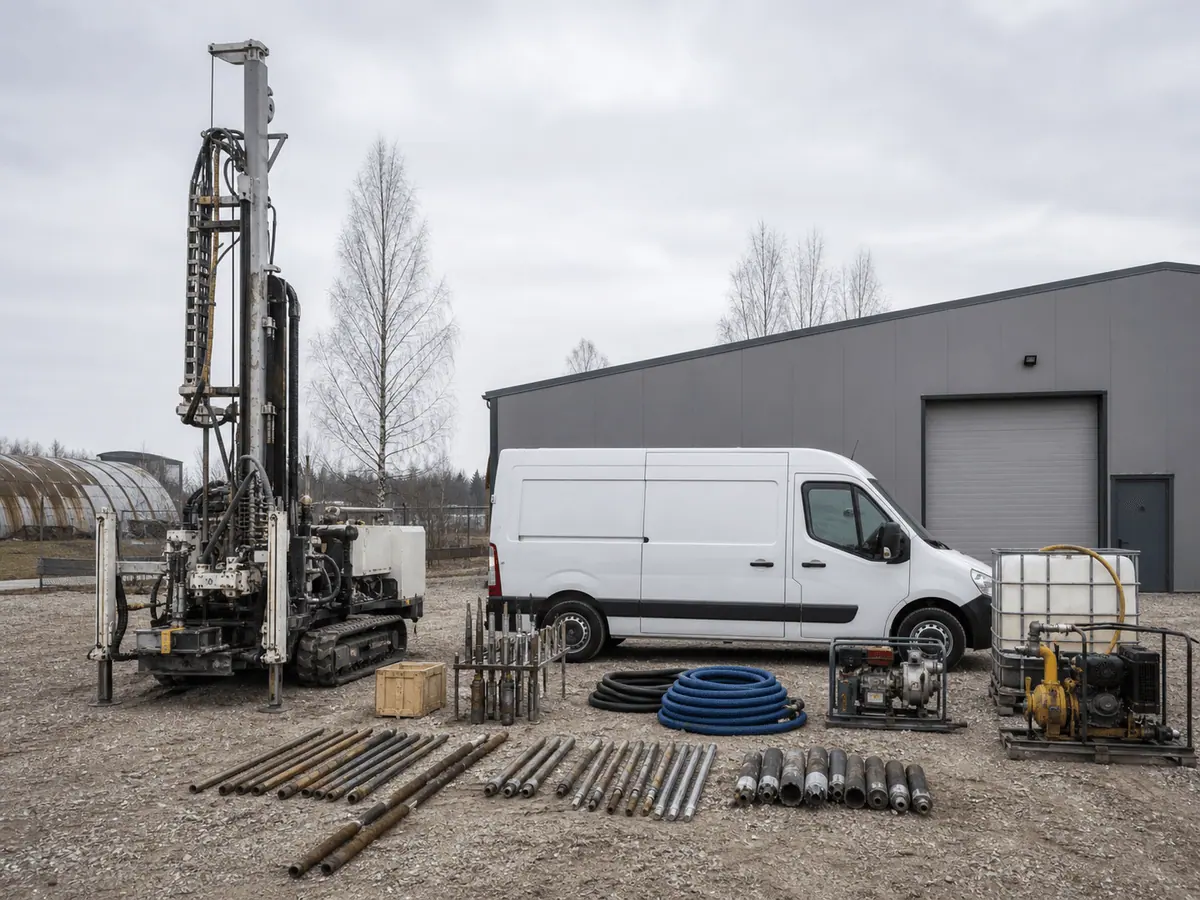 Company drilling rigs and equipment