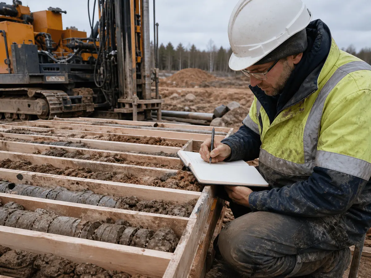 Техника GEOLOGS.LV в процессе работы